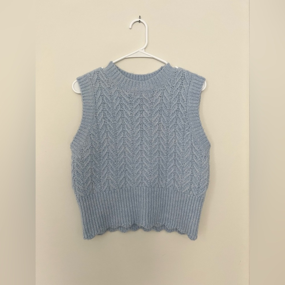 Blue Zara Sweater Vest!